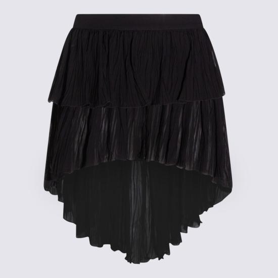 26SS 블루마린 미디 스커트 P622G295AN0990 Black - BLUMARINE
