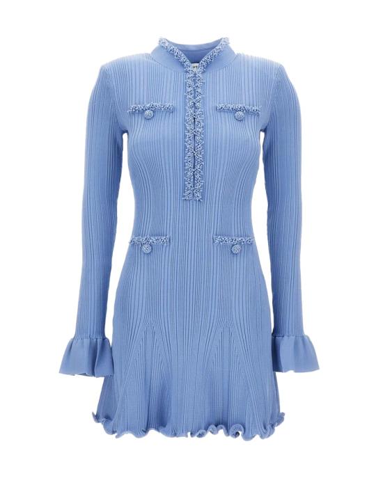 26SS 셀프 포트레이트 미디 원피스 838540 Blue