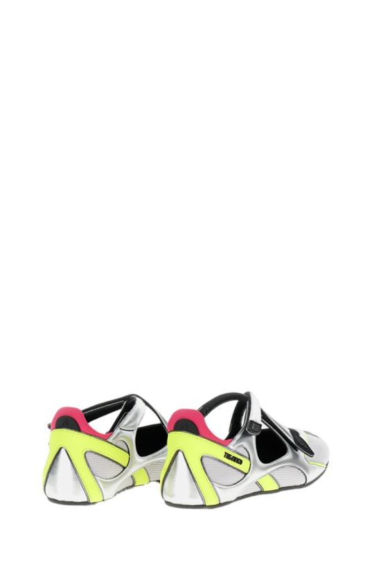 26SS 디 아티코 플랫 슈즈 260WSH00871MIX024AA465 Silver - THE ATTICO