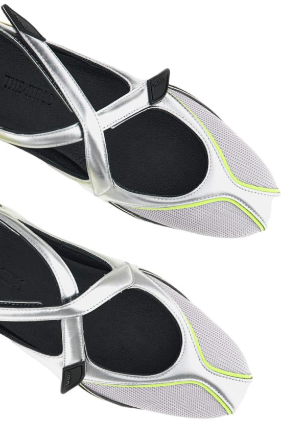 26SS 디 아티코 플랫 슈즈 260WSH00871MIX024AA465 Silver - THE ATTICO