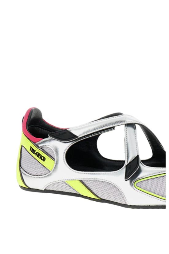 26SS 디 아티코 플랫 슈즈 260WSH00871MIX024AA465 Silver - THE ATTICO