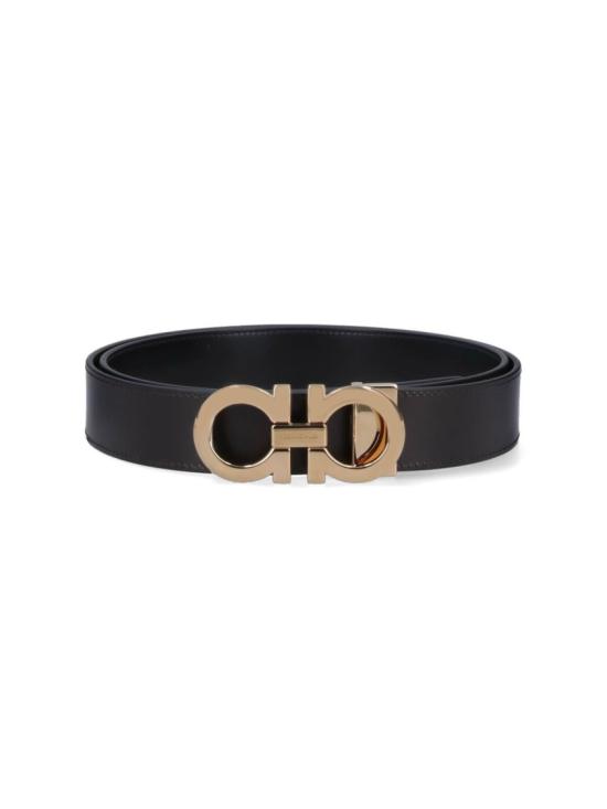 26SS 살바토레 페라가모 가죽 벨트 586940047 Black - SALVATORE FERRAGAMO