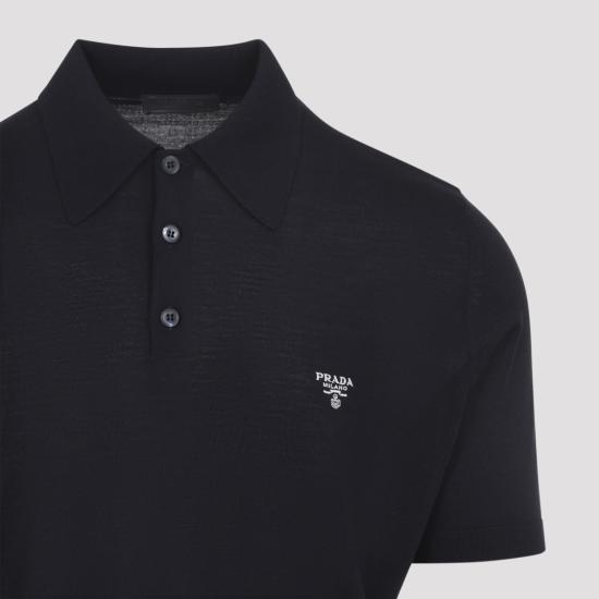 26SS 프라다 폴로 티셔츠 UMB267S212 1ZLE Black - PRADA