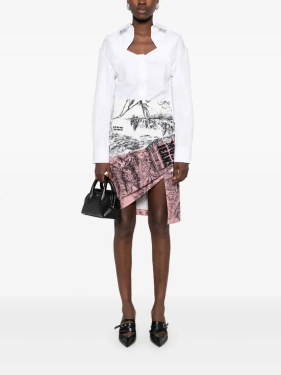 25SS 모스키노 미디 스커트 A01043232 Pink - MOSCHINO