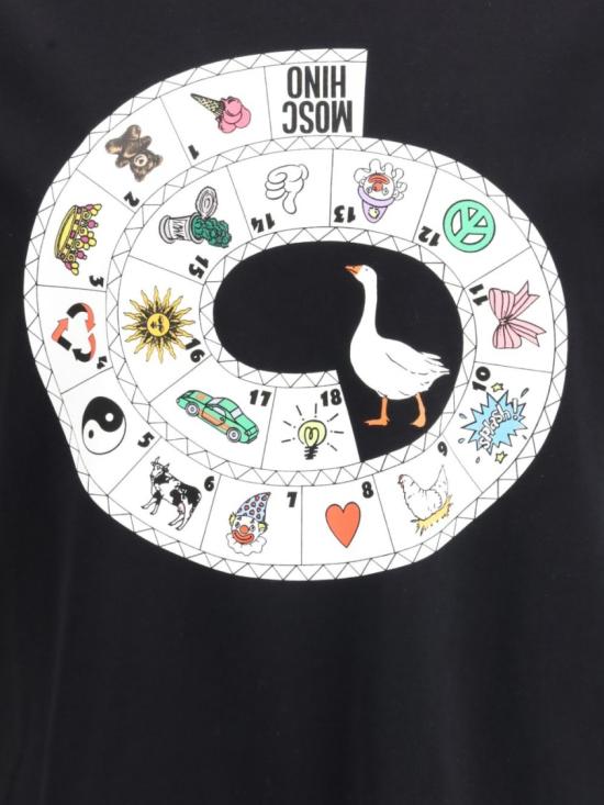 26SS 모스키노 반팔 티셔츠 A0706 0241 1555 Black - MOSCHINO