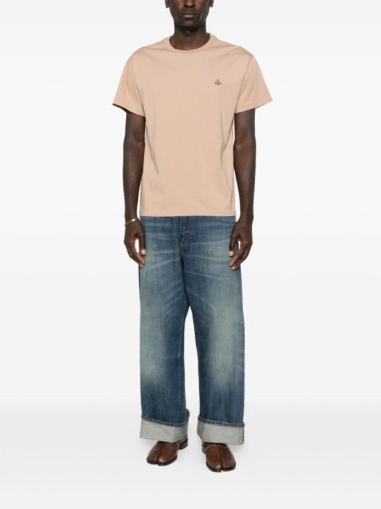 26SS 비비안웨스트우드 반팔 티셔츠 3G010013 J001M D403 Neutrals - VIVIENNE WESTWOOD