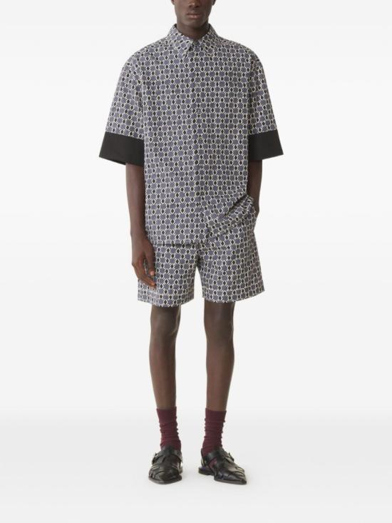 26SS 랑방 반팔 셔츠 RM SI0006 6282 P26 B110 Grey - LANVIN