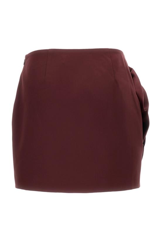 26SS 로테이트 바이 크리스텐슨 숏 스커트 11482027342734 Burgundy - ROTATE BY BIRGERCHRISTENSEN