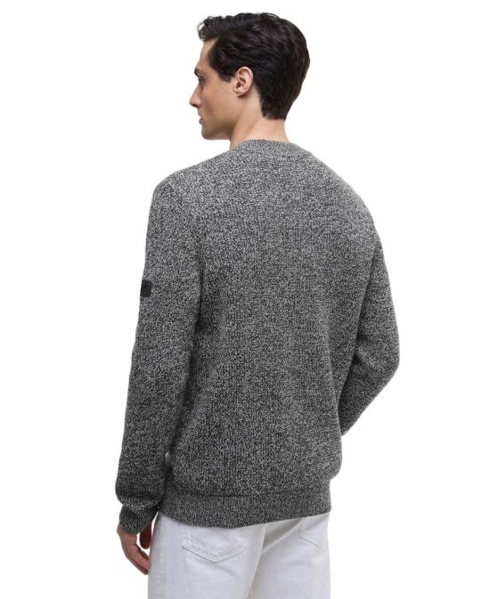 25FW 바버 스웨터 MKN1687BK11 Grey - BARBOUR