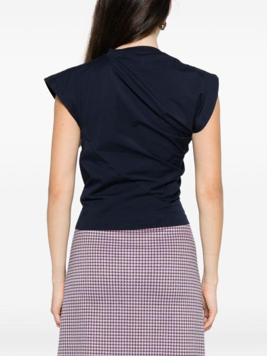 26SS 비비안웨스트우드 반팔 티셔츠 1504000A J001M K410 Blue - VIVIENNE WESTWOOD