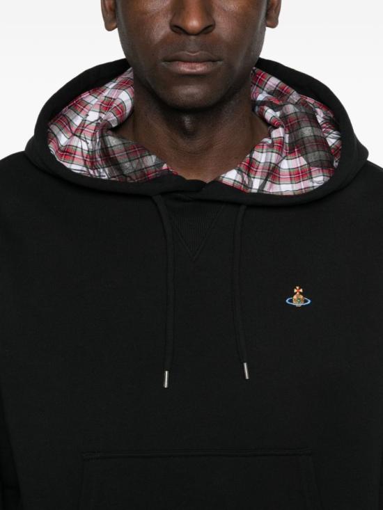 26SS 비비안웨스트우드 후드 티셔츠 2I01000M J00AS O103 Black - VIVIENNE WESTWOOD