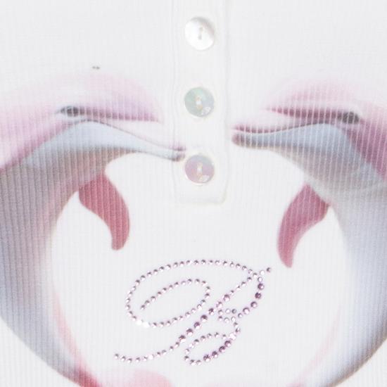 26SS 블루마린 민소매 티셔츠 P622T121AN0103 White - BLUMARINE