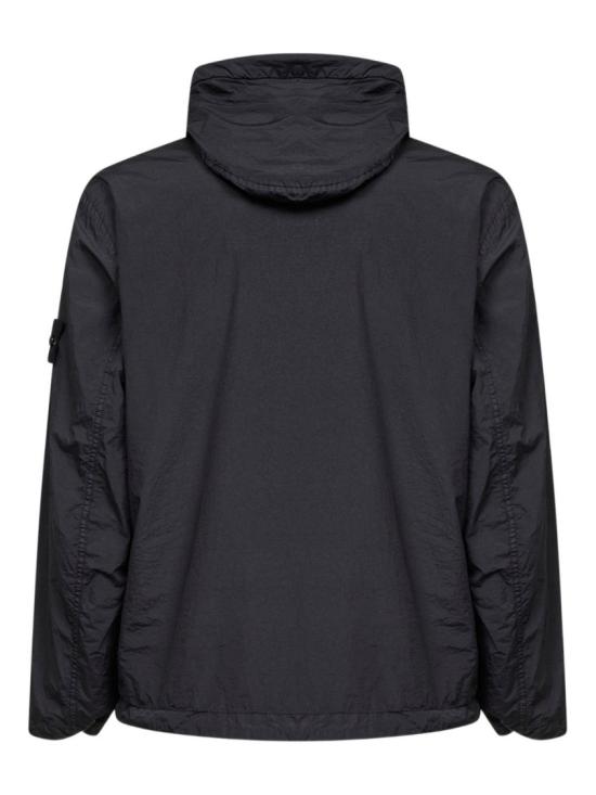 26SS 스톤 아일랜드 크링클 랩스 NY 윈드 레지스턴스 안티 드롭 후드 자켓 L1S154100001 Black - STONE ISLAND