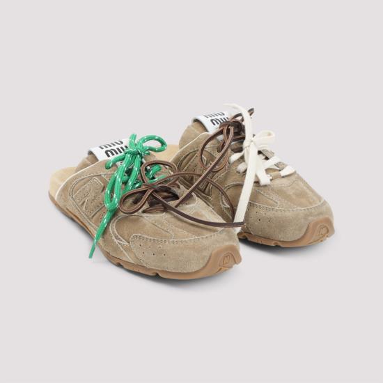 26SS 미우미우 뮬/슬리퍼 5E333EF005 Z5O Neutrals - MIU MIU