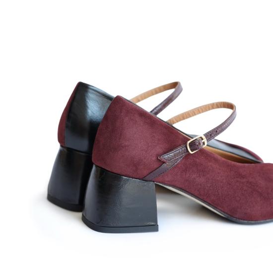 25FW 톤구 힐/펌프스 Daniela Burgundy - TON GOUT