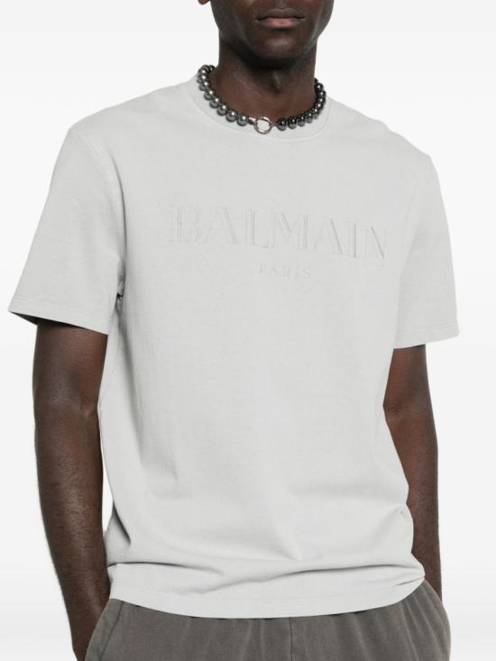 26SS 발망 반팔 티셔츠 GH1EG000BC72 YJD White - BALMAIN