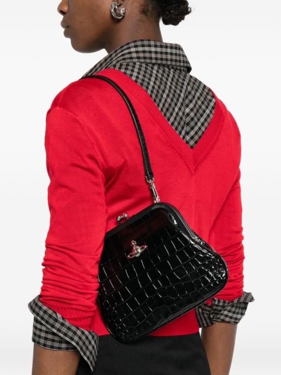 26SS 비비안웨스트우드 클러치/파우치 4B01001BW L0098 N401 Black - VIVIENNE WESTWOOD