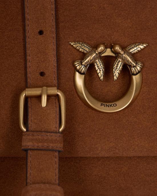 26SS 핑코 숄더백 6632953 Brown - PINKO