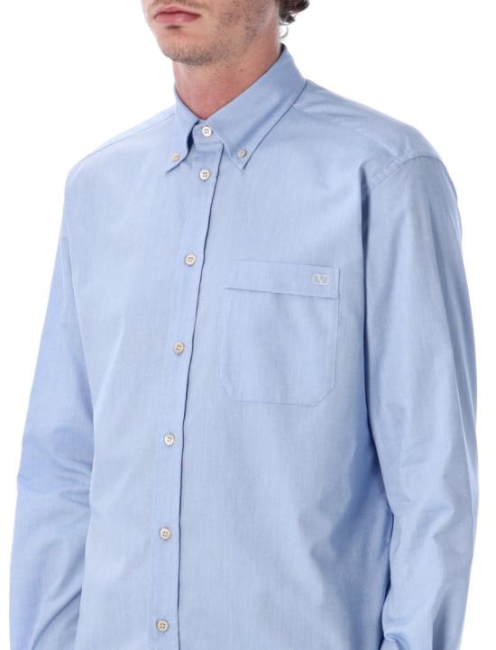 26SS 발렌티노 가라바니 긴팔 셔츠 8V3ABS80ATH Blue - VALENTINO GARAVANI