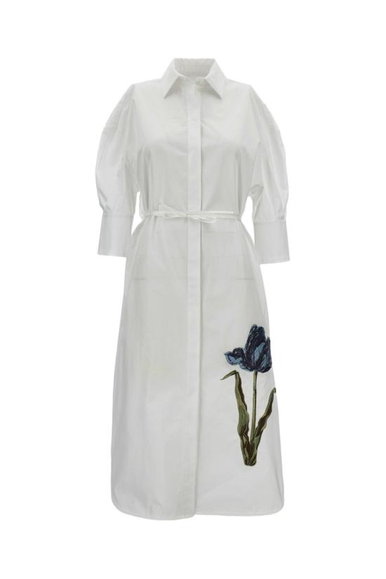 26SS 에르뎀 롱 원피스 PS26D20440029000BWHITE White