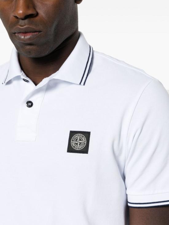 26SS 스톤 아일랜드 폴로 티셔츠 L1S152200010 White - STONE ISLAND