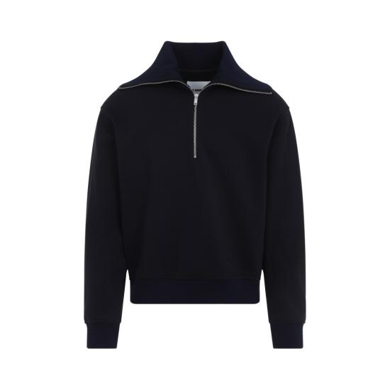 26SS 질샌더 집업 니트 J22GU0146 J20245 Black