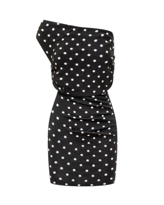 26SS 셀프 포트레이트 숏 원피스 6597371 Black - SELF PORTRAIT