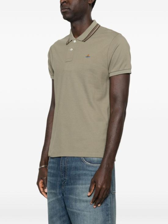 26SS 비비안웨스트우드 폴로 티셔츠 2H01000U J00AU M411 Green - VIVIENNE WESTWOOD