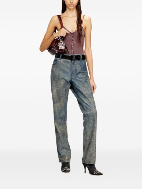 26SS 디젤 민소매 티셔츠 A20360 Pink - DIESEL