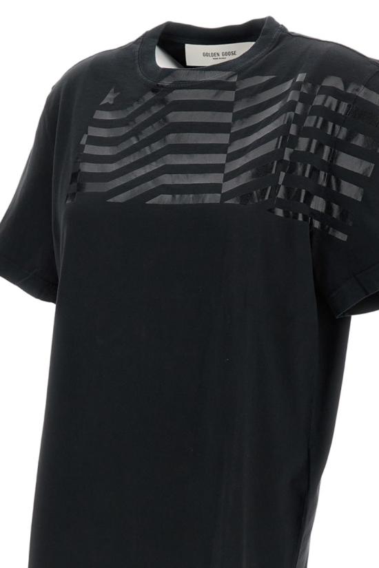 26SS 골든구스 반팔 티셔츠 GUP01220P00237090100 Black - GOLDEN GOOSE