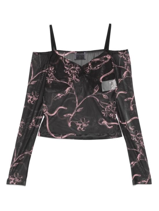 25SS 모스키노 긴팔 티셔츠 A12163240 Black - MOSCHINO