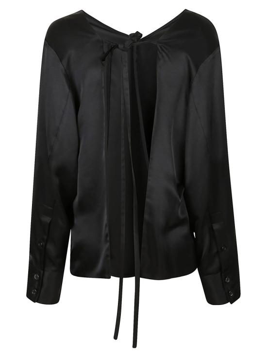 26FW 케이트 긴팔 티셔츠 24024200 Black - KHAITE