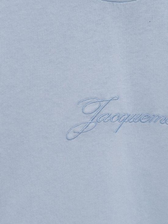 26SS 자크뮈스 반팔 티셔츠 TSM00631 AJ00045 330 Blue - JACQUEMUS
