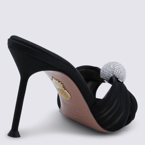 26SS 아쿠아주라 샌들 MSYMIDM0CHA000 Black - AQUAZZURA