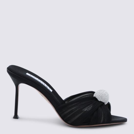 26SS 아쿠아주라 샌들 MSYMIDM0CHA000 Black - AQUAZZURA
