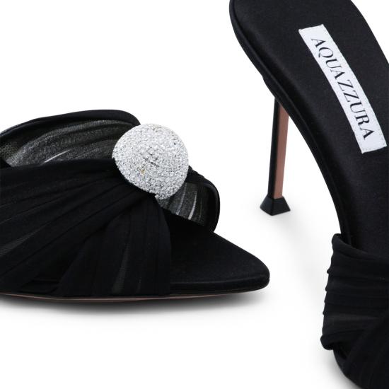 26SS 아쿠아주라 샌들 MSYMIDM0CHA000 Black - AQUAZZURA
