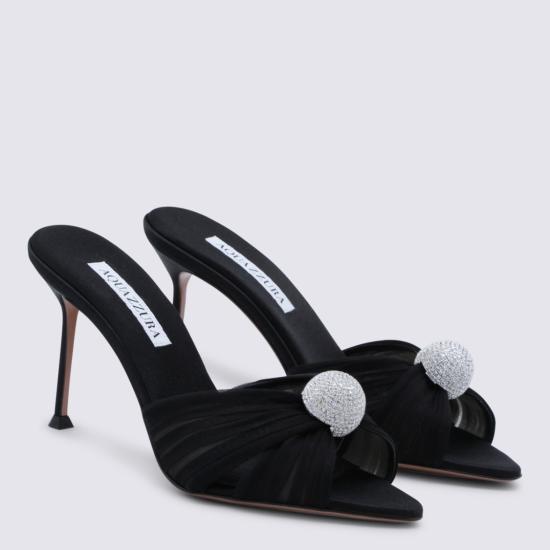 26SS 아쿠아주라 샌들 MSYMIDM0CHA000 Black - AQUAZZURA