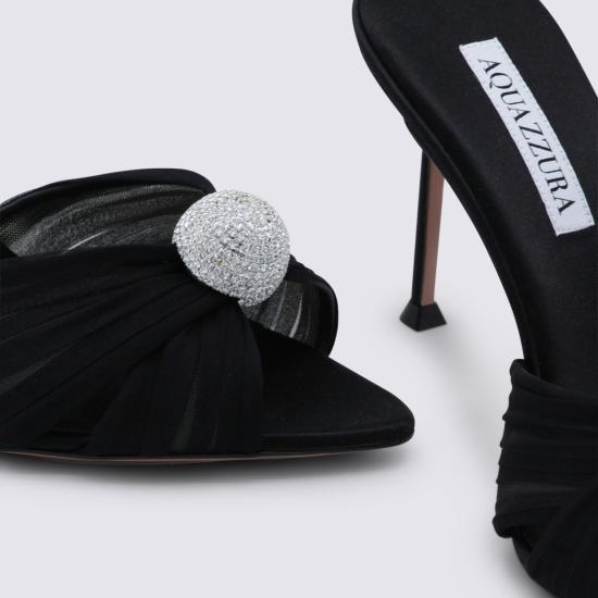 26SS 아쿠아주라 샌들 MSYMIDM0CHA000 Black - AQUAZZURA