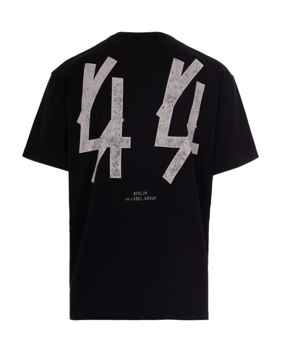 26SS 44레이블 반팔 티셔츠 2060952 Black - 44 LABEL