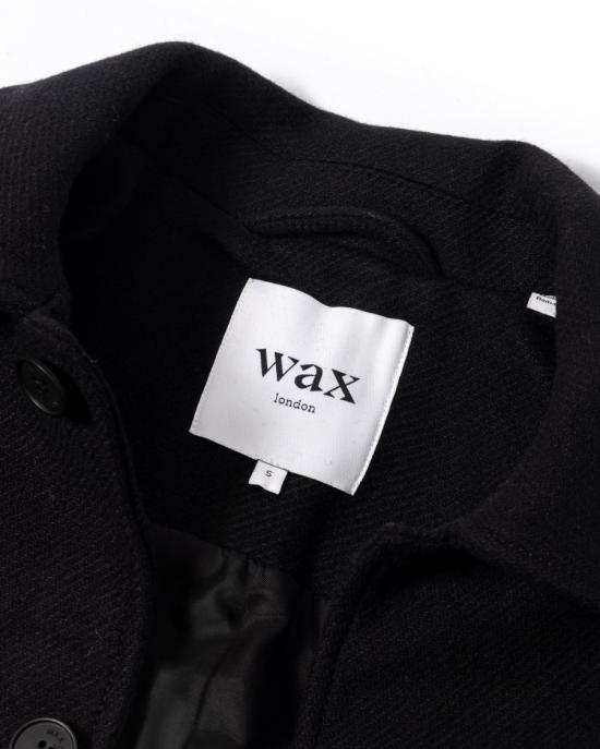 25FW 왁스 런던 코트 AW25 OUT STL BXL BLK BLACK Black - WAX LONDON
