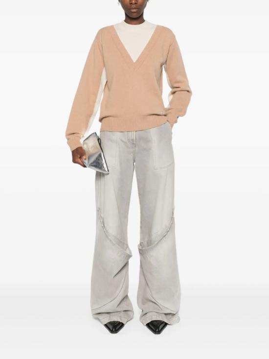  파코라반 긴팔 티셔츠 24AMPU287ML0287M Neutrals - PACO RABANNE