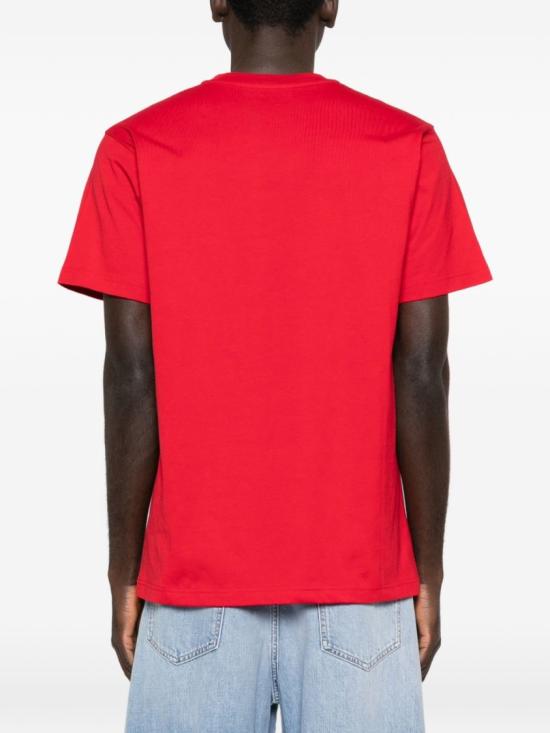 26SS 모스키노 반팔 티셔츠 A0722 0241 1115 Red - MOSCHINO