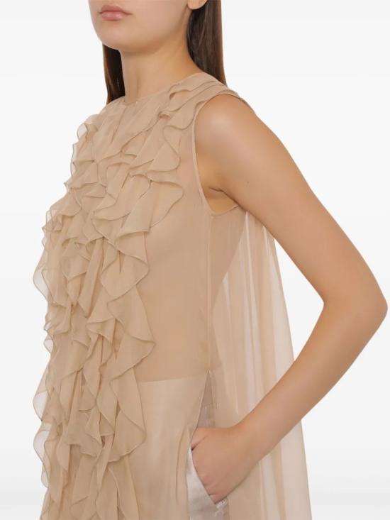 26SS 알베르타 페레티 블라우스 J02171614 Neutrals - ALBERTA FERRETTI