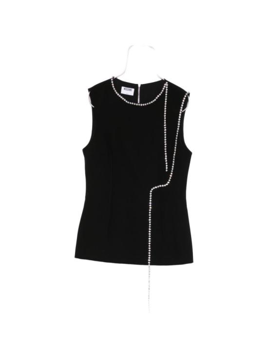 26SS 모스키노 민소매 티셔츠 A0804 5240 0555 Black