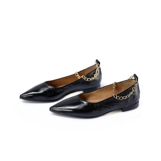 25FW 톤구 플랫 슈즈 Party Black - TON GOUT