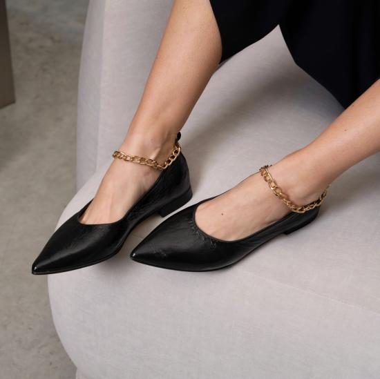 25FW 톤구 플랫 슈즈 Party Black - TON GOUT