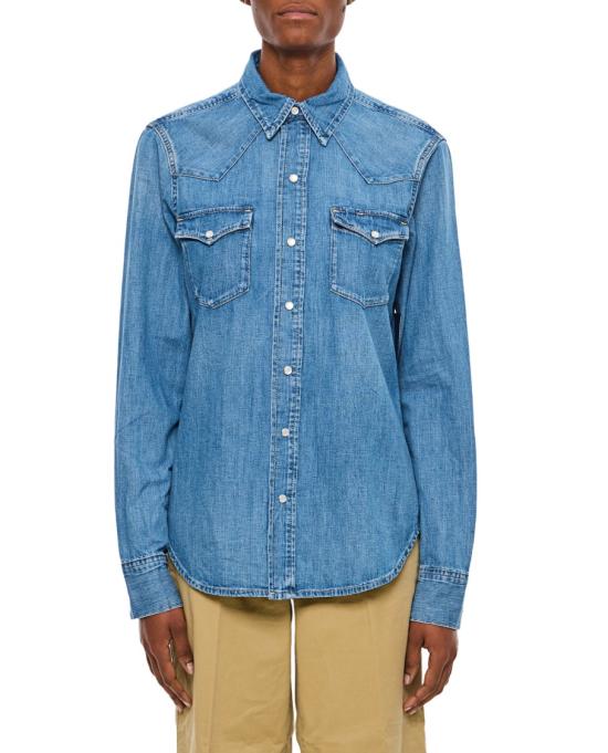  폴로 랄프로렌 데님 셔츠 211969402001CANARIAWASH Blue