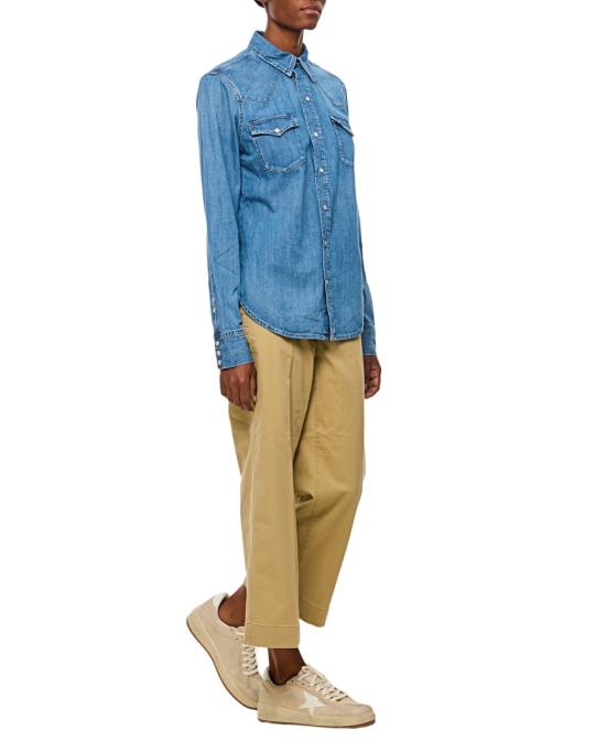  폴로 랄프로렌 데님 셔츠 211969402001CANARIAWASH Blue - POLO RALPH LAUREN