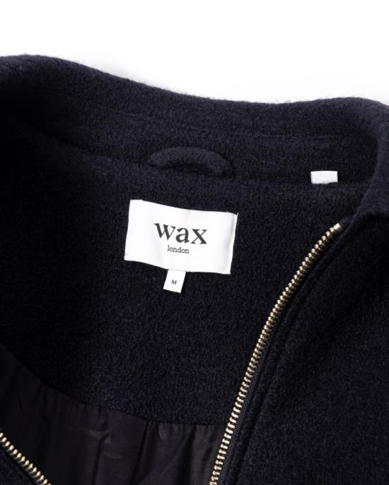 25FW 왁스 런던 봄버 자켓 AW25 JKT ELD BWP MID MIDNIGHT NAVY Black - WAX LONDON