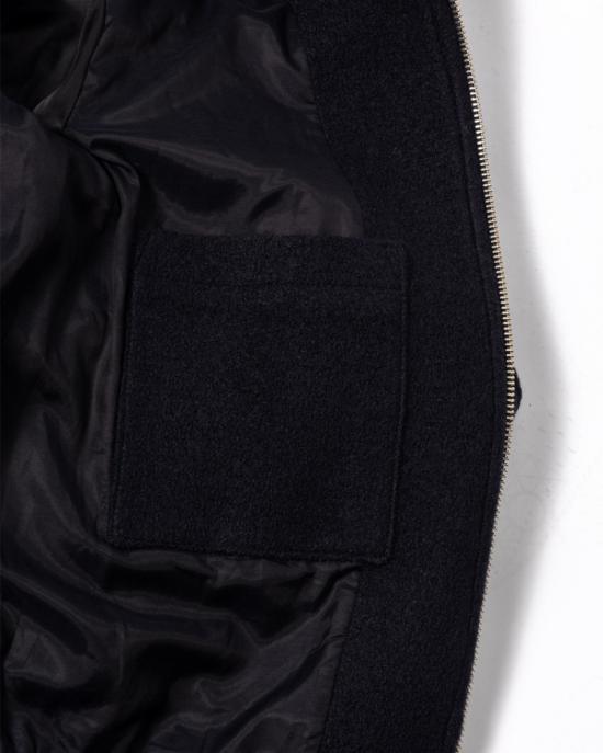 25FW 왁스 런던 봄버 자켓 AW25 JKT ELD BWP MID MIDNIGHT NAVY Black - WAX LONDON